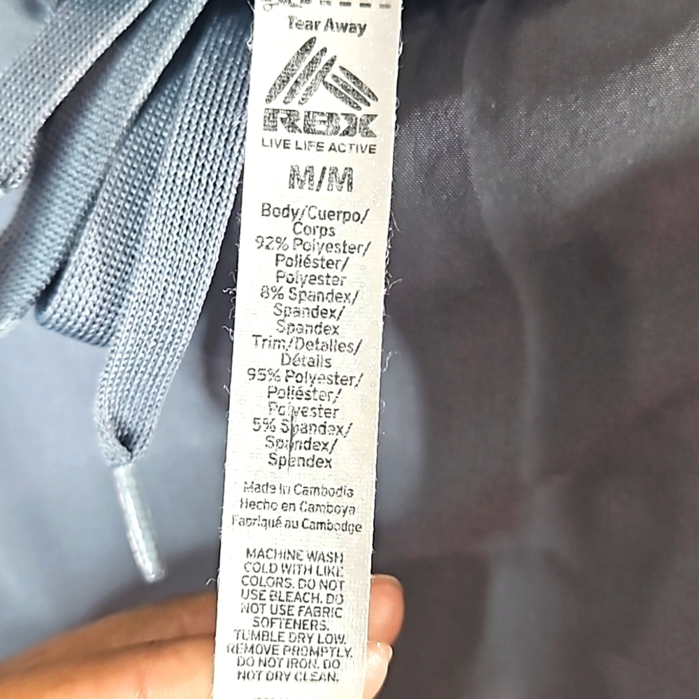 Reebok Womens Gray Athletic Shorts Size Medium - Picture 2 of 4